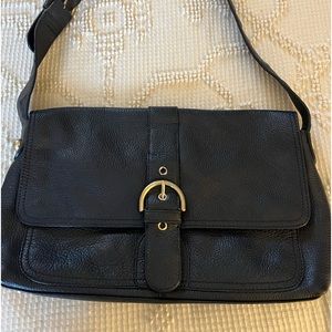 Sale!!!  Talbots Navy Pebbled Leather handbag